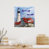 Het leven is een geschenk poster (Keuken)