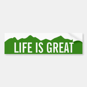 Het leven is een geweldige Colorado-Bumpersticker Bumpersticker