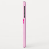 Het leven is een goed hart Aangepaste naam Hoesje (Achterkant/links)