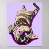 Het leven is een goed Kat Poster (Voorkant)