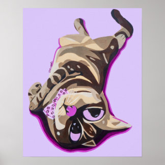 Het leven is een goed Kat Poster