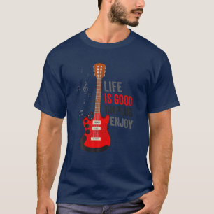 Het leven is een goed Vintage T-shirt van de Unplu