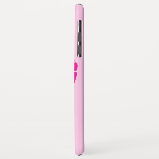 Het leven is een goede aangepaste hartbenaming Case-Mate iPhone case (Achterkant/links)