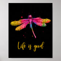 Het leven is een goede dragonfly