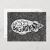 Het leven is een groot avontuur briefkaart (Voorkant / Achterkant)
