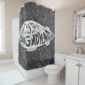 Het leven is een groot avontuur douchegordijn (In situ)