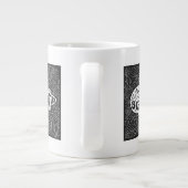 Het leven is een groot avontuur grote koffiekop (Achterkant)