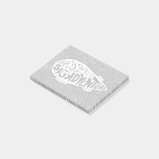 Het leven is een groot avontuur post-it® notes (Schuin)