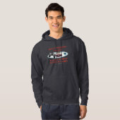 Het leven is een hobby tussen games hoodie (Voorkant volledig)