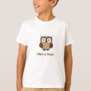 Het leven is een Hoot T-shirt