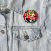 Het leven is een Joke Anti-Trump 2016 Ronde Button 5,7 Cm (In situ)