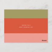 Het leven is een Journey Valentijn Holiday Card Briefkaart (Achterkant)