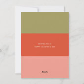 Het leven is een Journey Valentijn Holiday Card Feestdagenkaart (Achterkant)