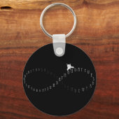 Het leven is een kinderachtbaan sleutelhanger (Voorkant)