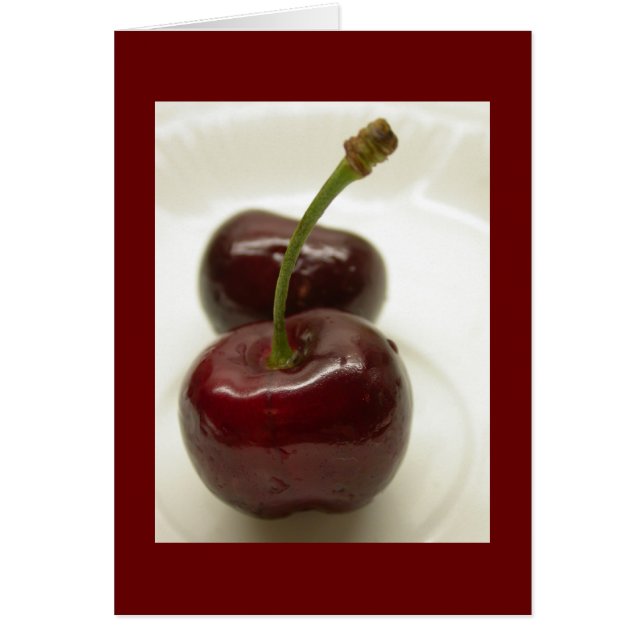 Het leven is een kom kersen.  (Voorkant)