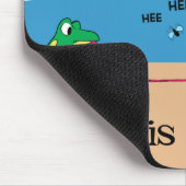 Het leven is een komiek muismat (Hoek)