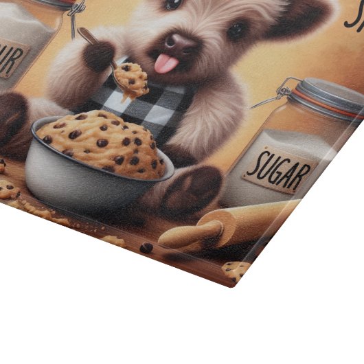 Het leven is een korte Koe snijplank (Hoek)