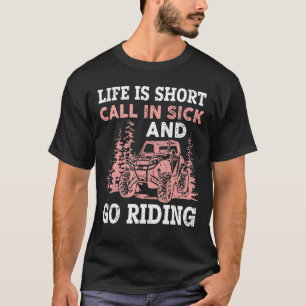 Het leven is een korte vraag in Sick en gaat naar  T-shirt