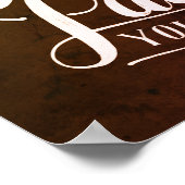 Het leven is een kunst poster (Hoek)