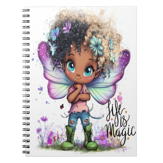 Het leven is een magisch sprookje spiraal Notitieb Notitieboek (Voorkant)