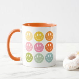 Het leven is een mooi glimlachend gezicht Emoji Mok