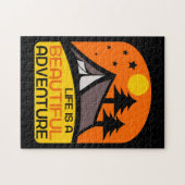 Het leven is een mooie avontuurcampagne legpuzzel (Horizontaal)