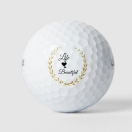 Het leven is een mooie Golf Balls Golfballen