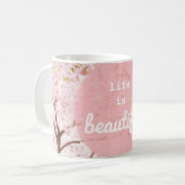 Het leven is een mooie Mok (Voorkant links)