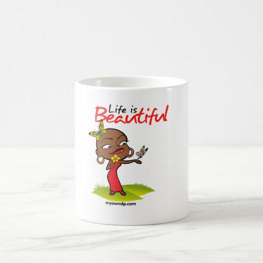 Het leven is een mooie Mok (Center)
