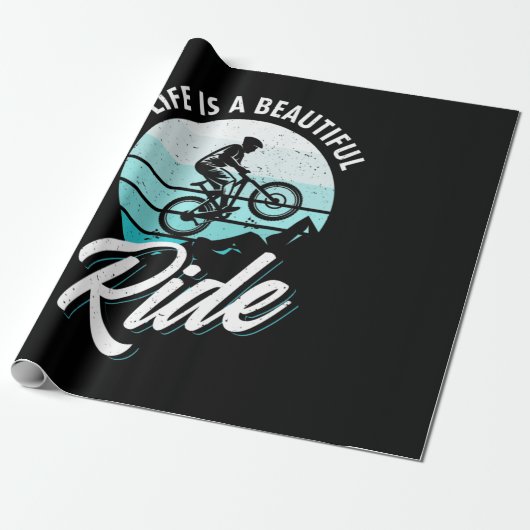 Het leven is een mooie ride cadeaupapier (Uitgerold)