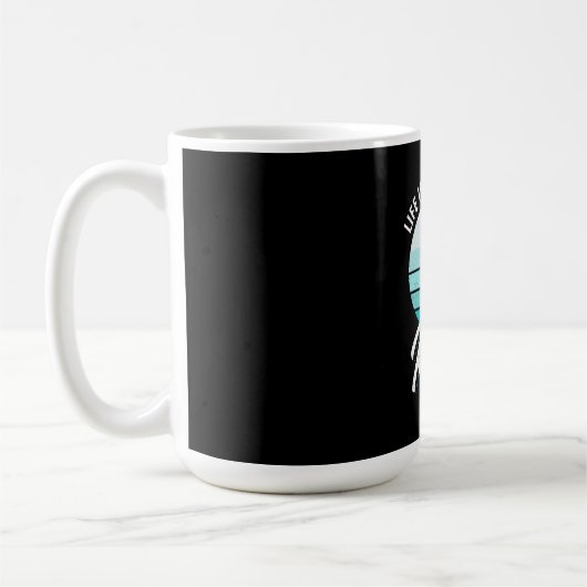 Het leven is een mooie ride koffiemok (Links)