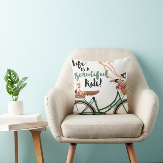Het leven is een mooie Ride Kussen (Stoel)