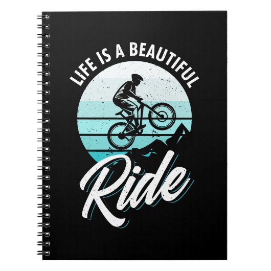 Het leven is een mooie ride notitieboek (Voorkant)