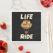 Het leven is een mooie ride servet (Insitu)