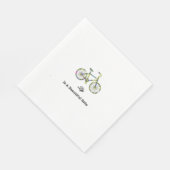 Het leven is een mooie ride servetten (Hoek)