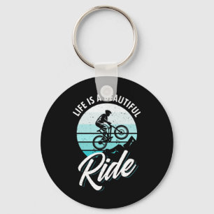 Het leven is een mooie ride sleutelhanger