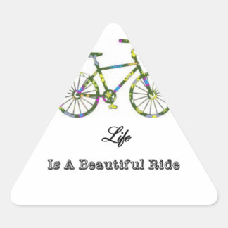 Het leven is een mooie ride sticker