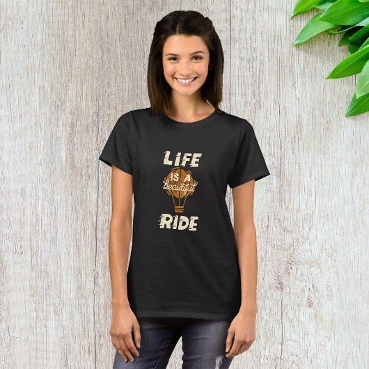 Het leven is een mooie ride t-shirt
