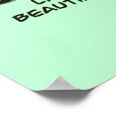 Het leven is een mooie rit - Dog op Vespa - Green Poster (Hoek)