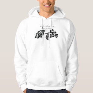 Het leven is een mooie rit met jou, Gepersonalisee Hoodie