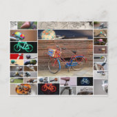 Het leven is een mooie rit op een fiets! briefkaart (Voorkant)