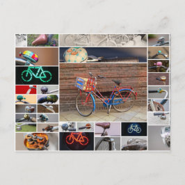 Het leven is een mooie rit op een fiets! briefkaart