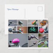 Het leven is een mooie rit op een fiets! briefkaart (Voorkant / Achterkant)