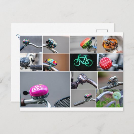 Het leven is een mooie rit op een fiets! briefkaart (Voorkant / Achterkant)