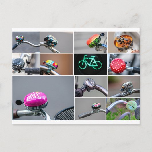 Het leven is een mooie rit op een fiets! briefkaart (Voorkant)