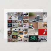 Het leven is een mooie rit op een fiets! briefkaart (Voorkant / Achterkant)