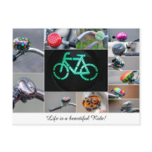 Het leven is een mooie rit op een fiets!