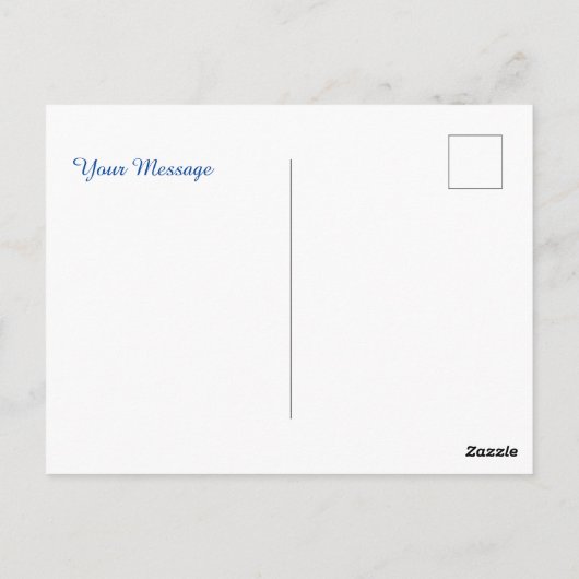 Het leven is een mooie rit op een scooter! briefkaart (Achterkant)