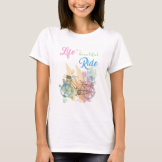 Het leven is een mooie rit Vrouwen T-shirt