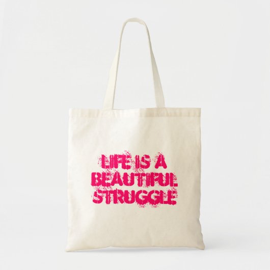 Het leven is een mooie worstzak tote bag (Voorkant)